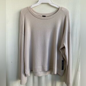 Easy top, brushed knit, oversized jumper